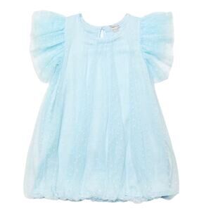 HABITUAL Little Girl's Ruffle Baby Blue Tulle Dress Size 4/5